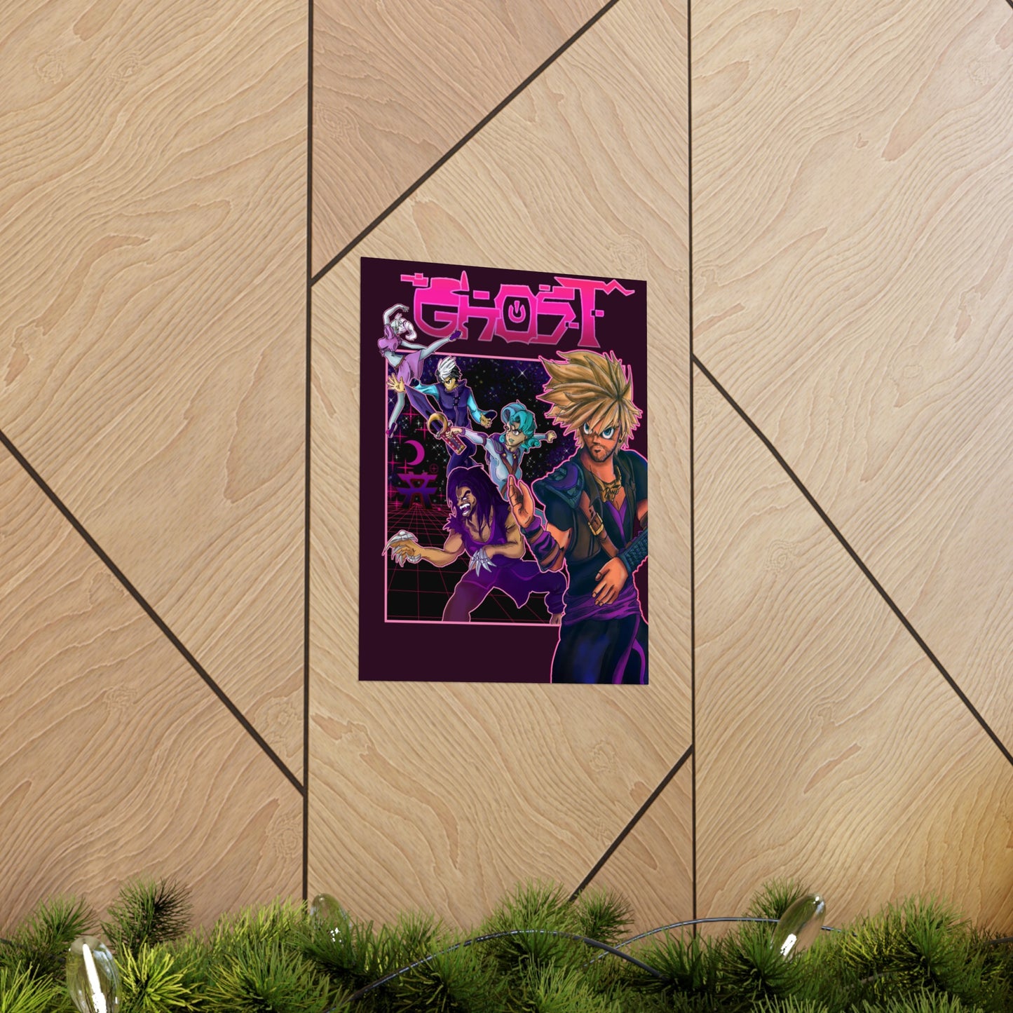 Original Purple Moons Matte Poster