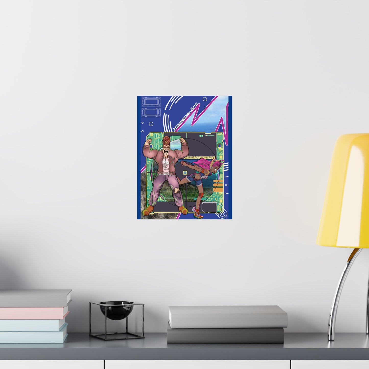 Astro Ocean Matte Poster
