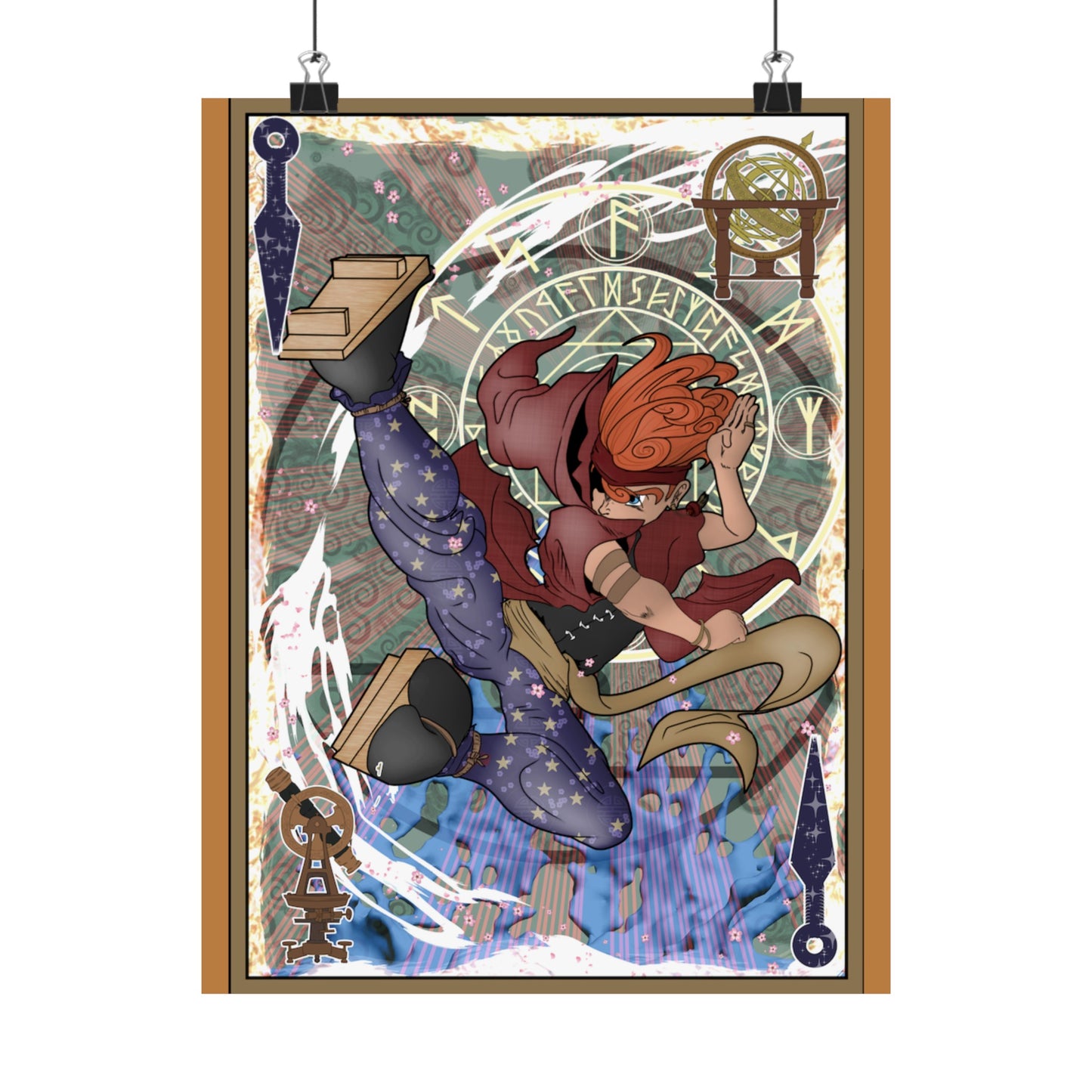 Wizard Ninja Matte Poster