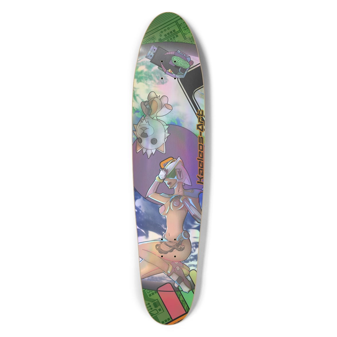 Space Gal Long-Board Deck