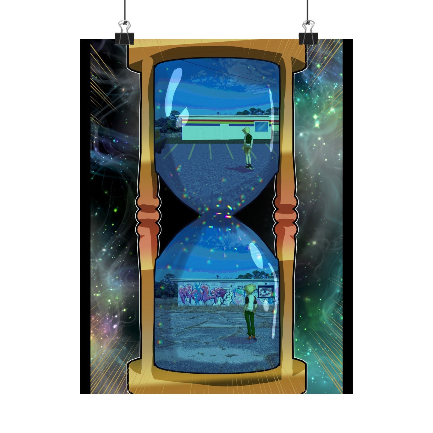 Trapped Time Matte Poster