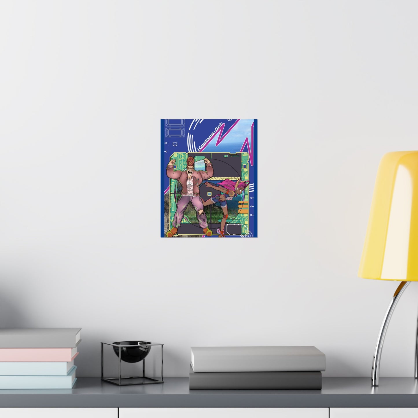 Astro Ocean Matte Poster