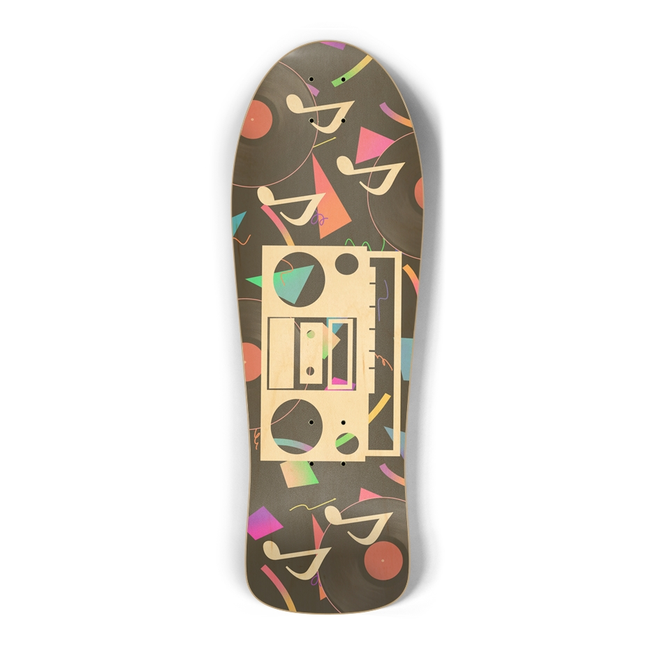 Retro Old School Skateboard