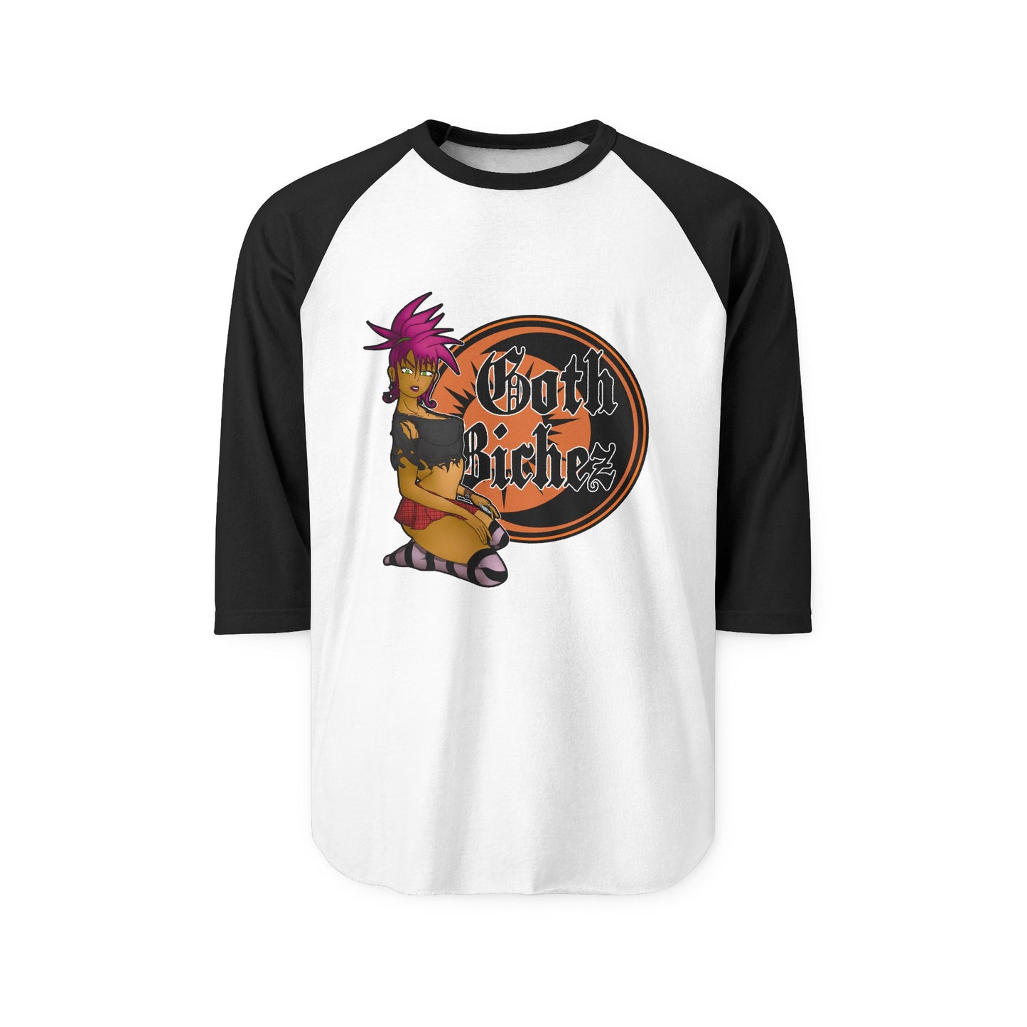 Goth Bichez Gag (Unisex) Raglan Tee