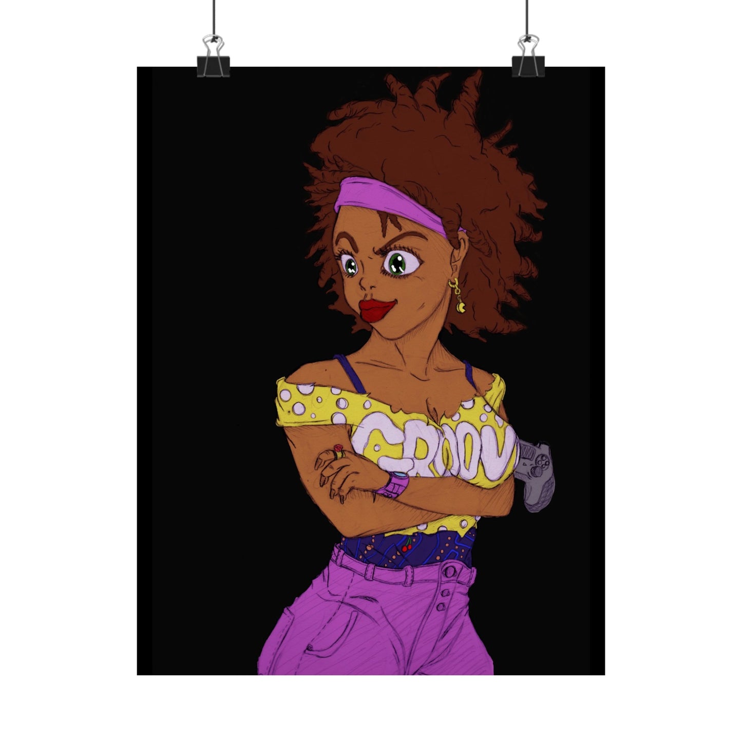 Gamer Gal Matte Poster