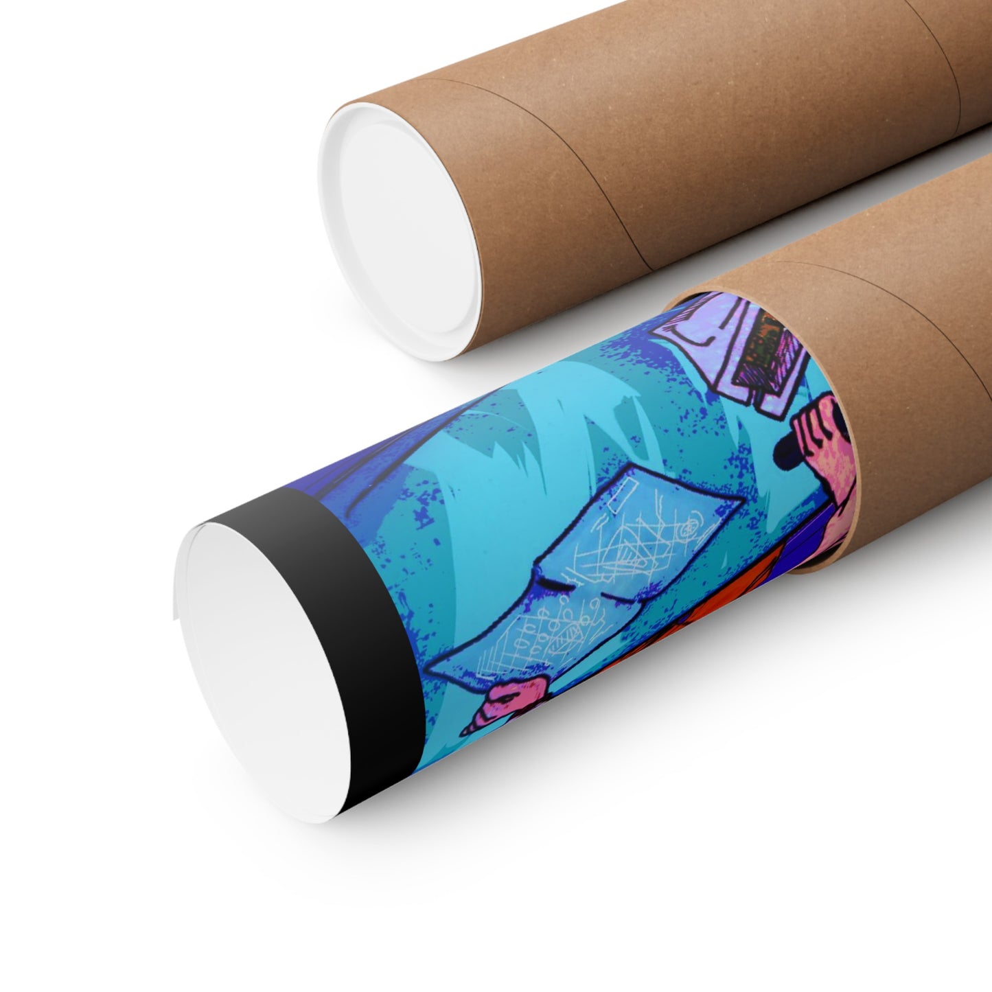K&C Lab Mix Matte Poster