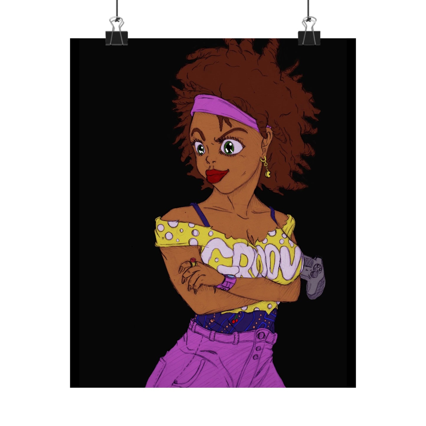 Gamer Gal Matte Poster