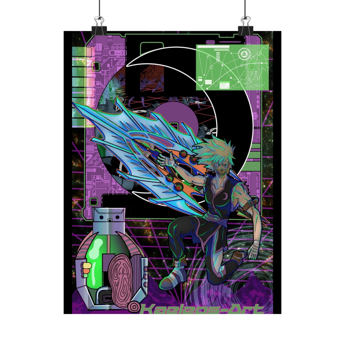 Kaeleo Moon Matte Poster