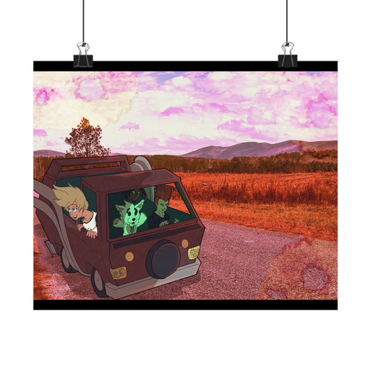 Van Life Matte Poster