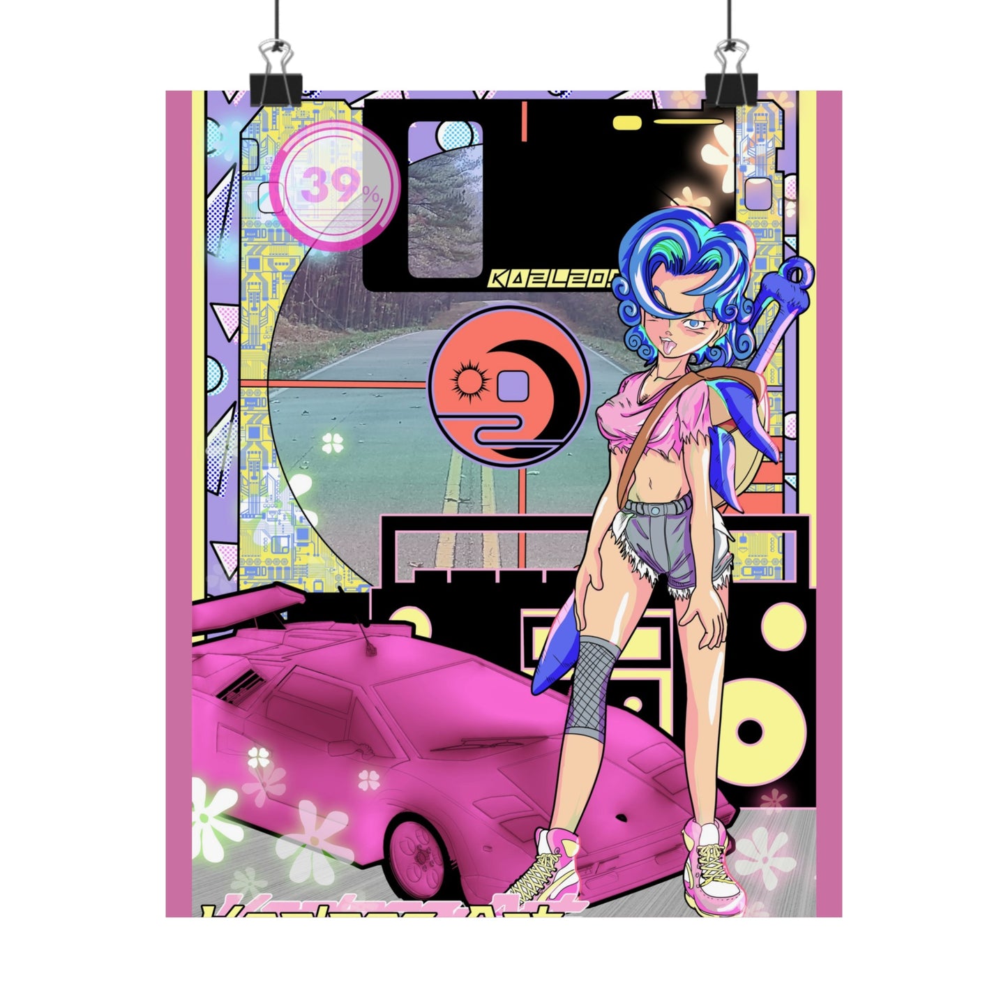 Luna Moon Matte Poster