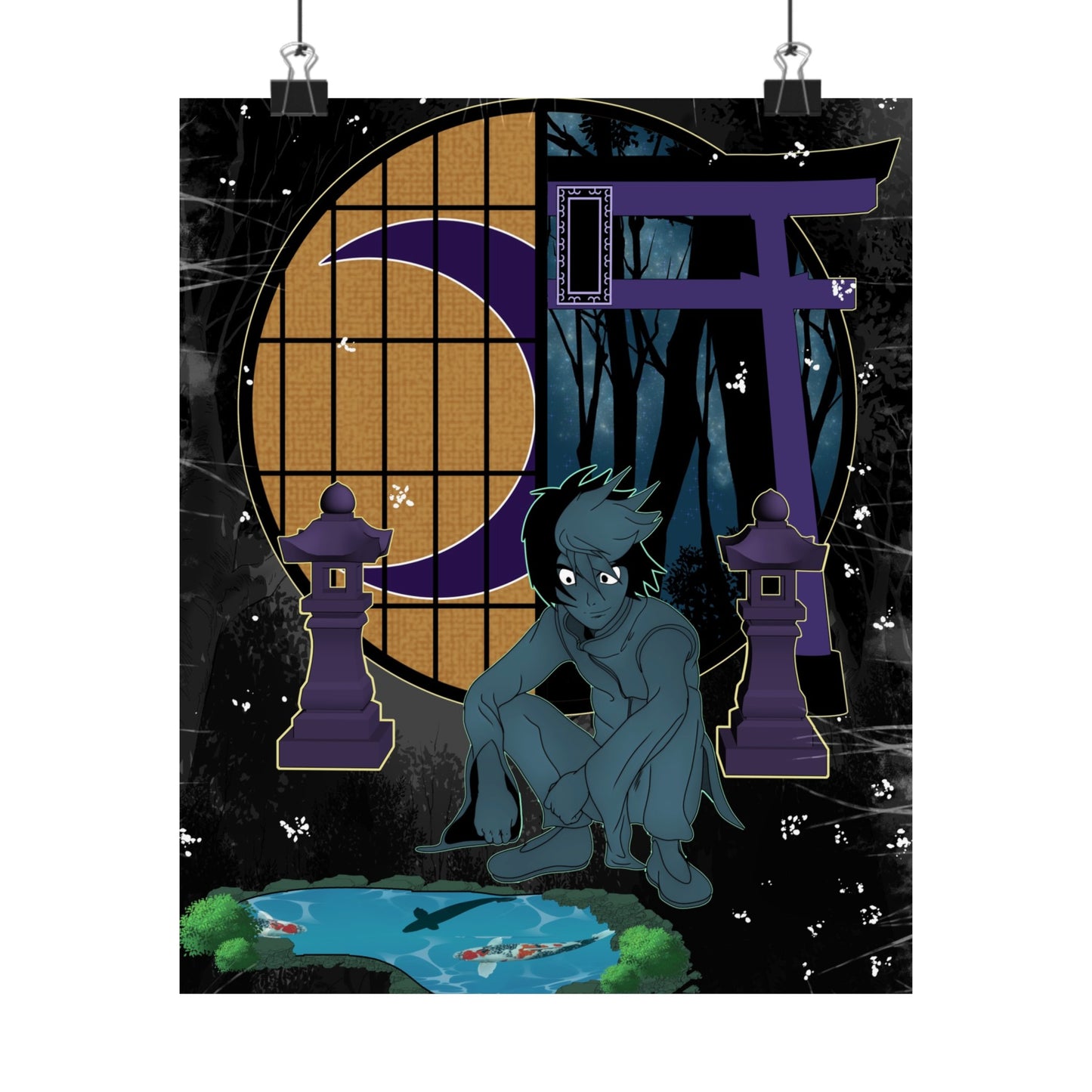 Shinji Moon Matte Poster