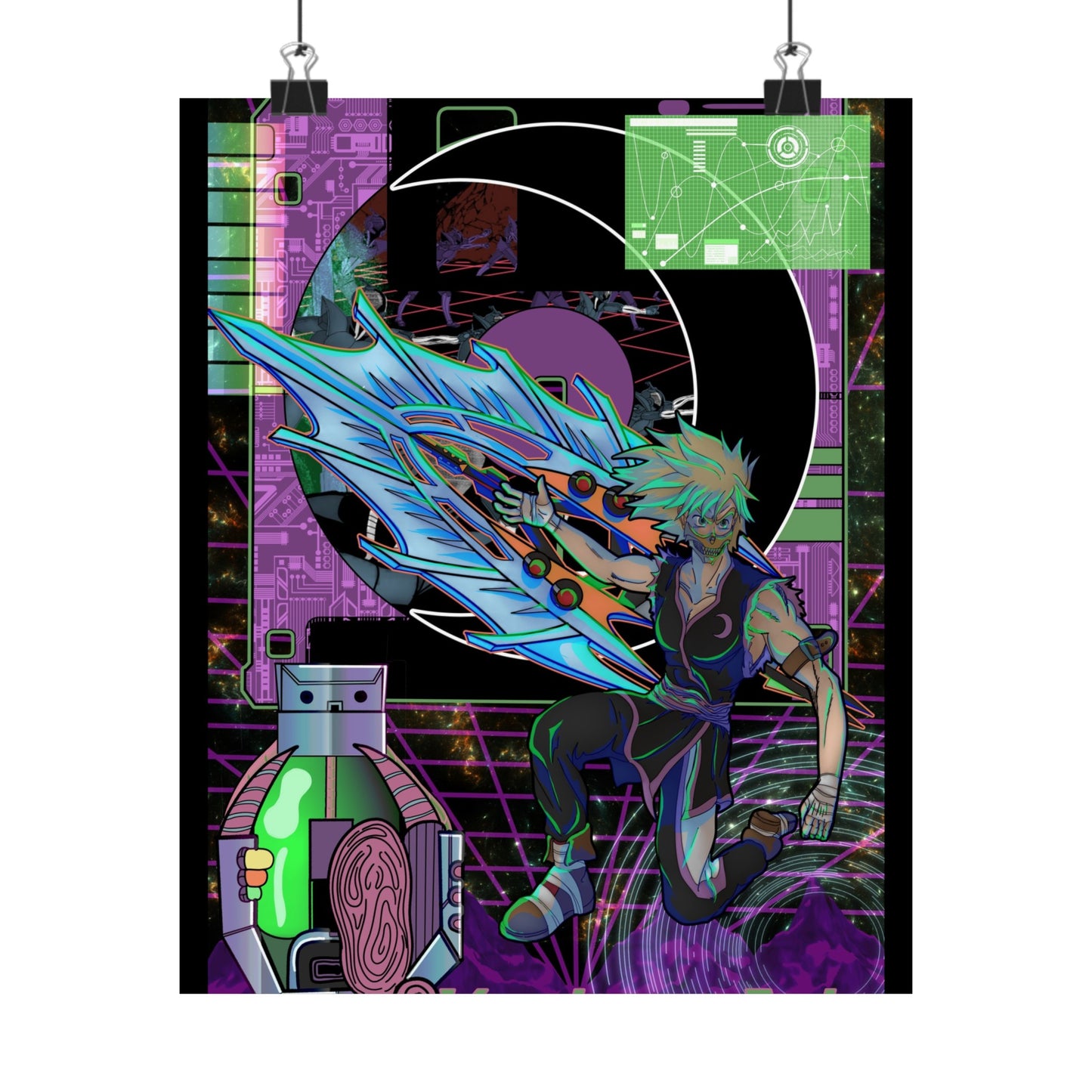 Kaeleo Moon Matte Poster