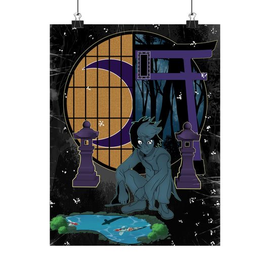 Shinji Moon Matte Poster