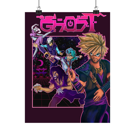 Original Purple Moons Matte Poster