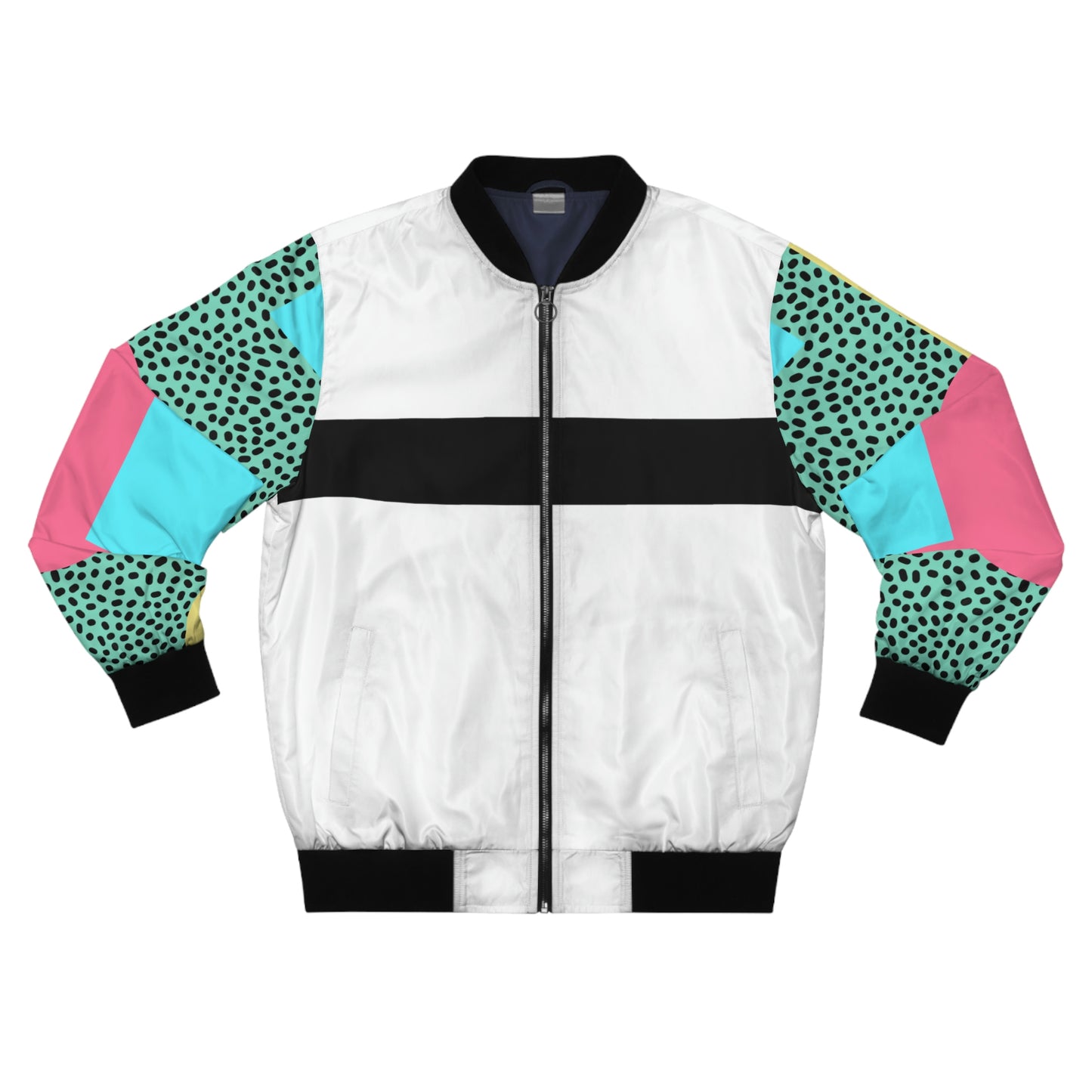 Abstract Classic Men's Bomber Jacket (AOP)