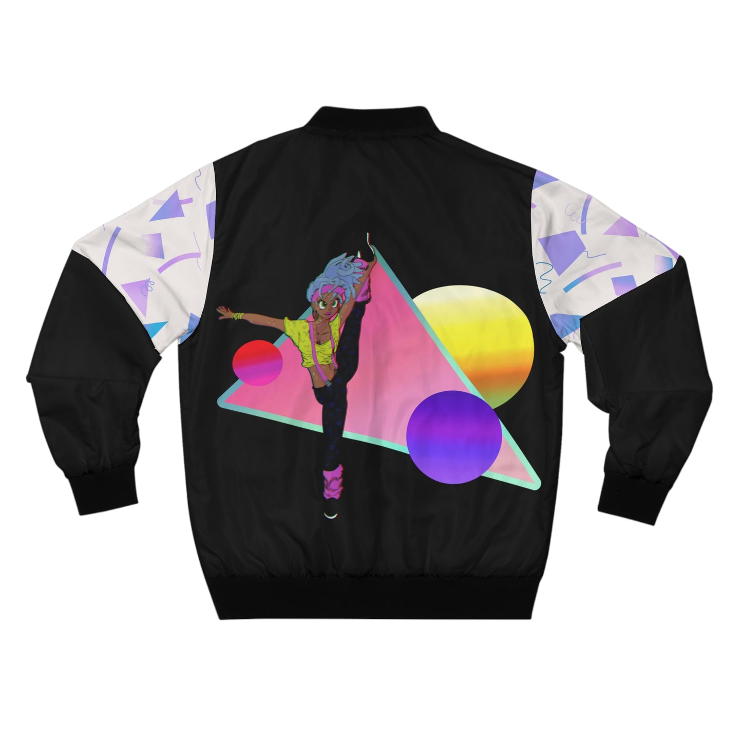 Retro Gymnast Men's Bomber Jacket (AOP)